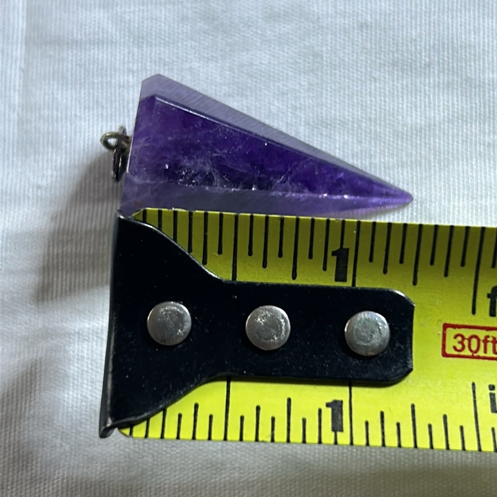 Amethyst pendulum pendant - Picture 3 of 3
